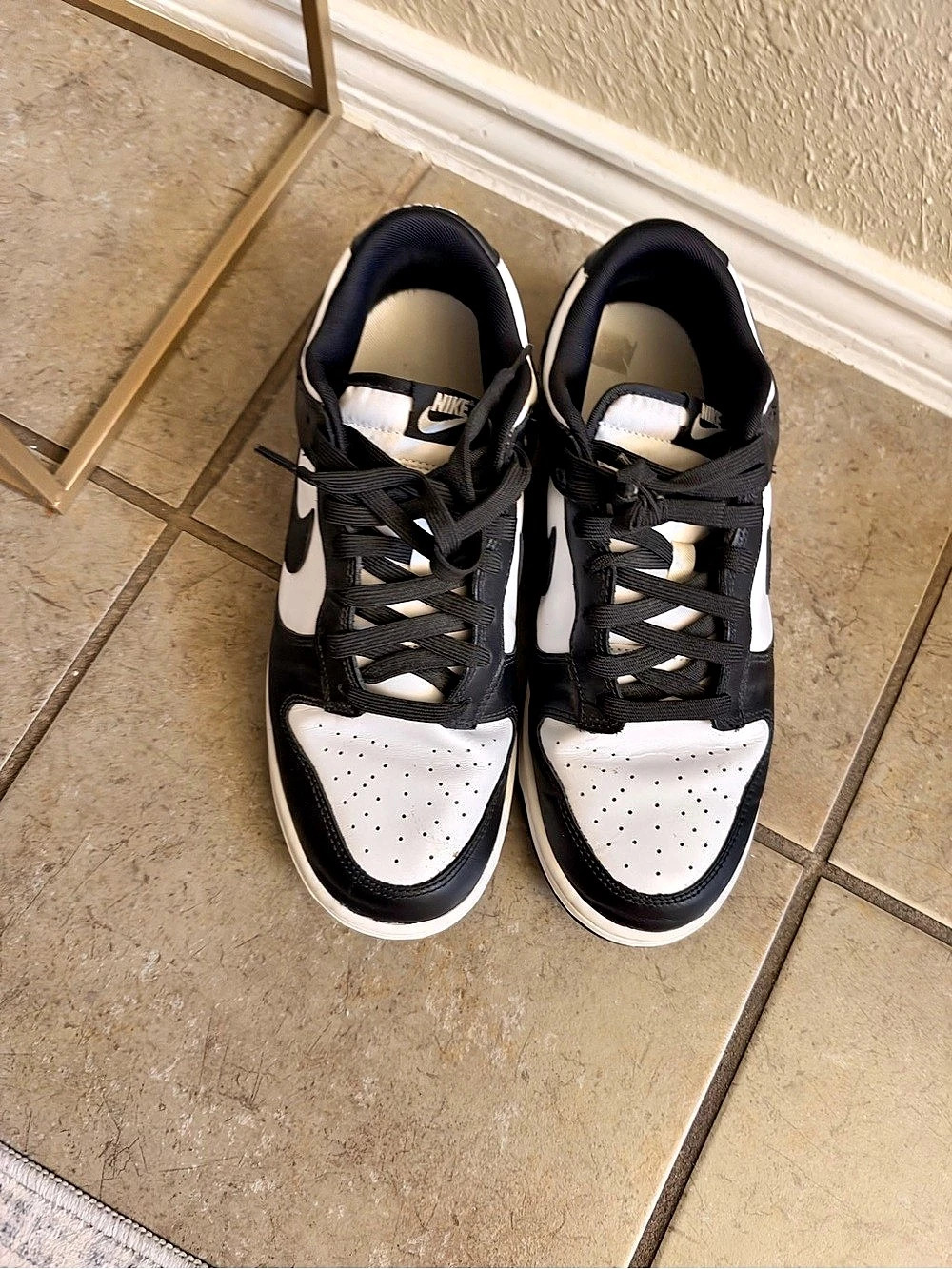 Nike Dunk Low Retro "Panda" Black & White Sneakers
